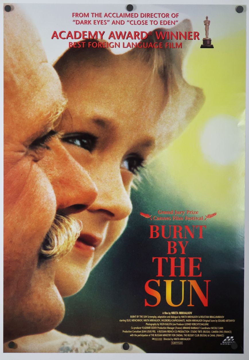 Burnt by the Sun (1994) original theatrical movie poster - Final