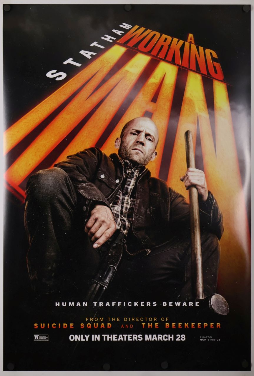 A Working Man (2025) original theatrical movie poster - Final