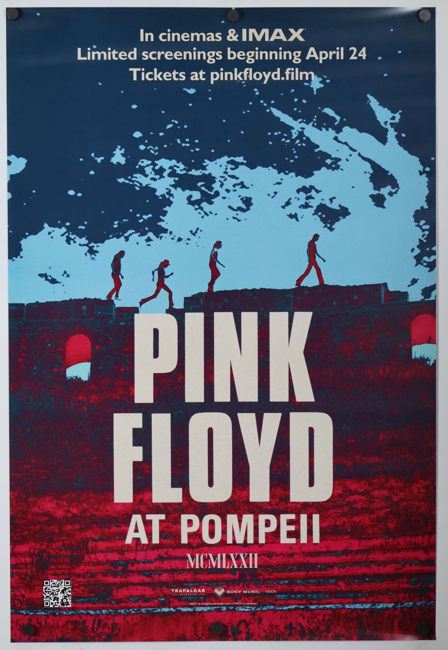 Pink Floyd: Live at Pompeii (2025) original theatrical movie poster - Re-Release