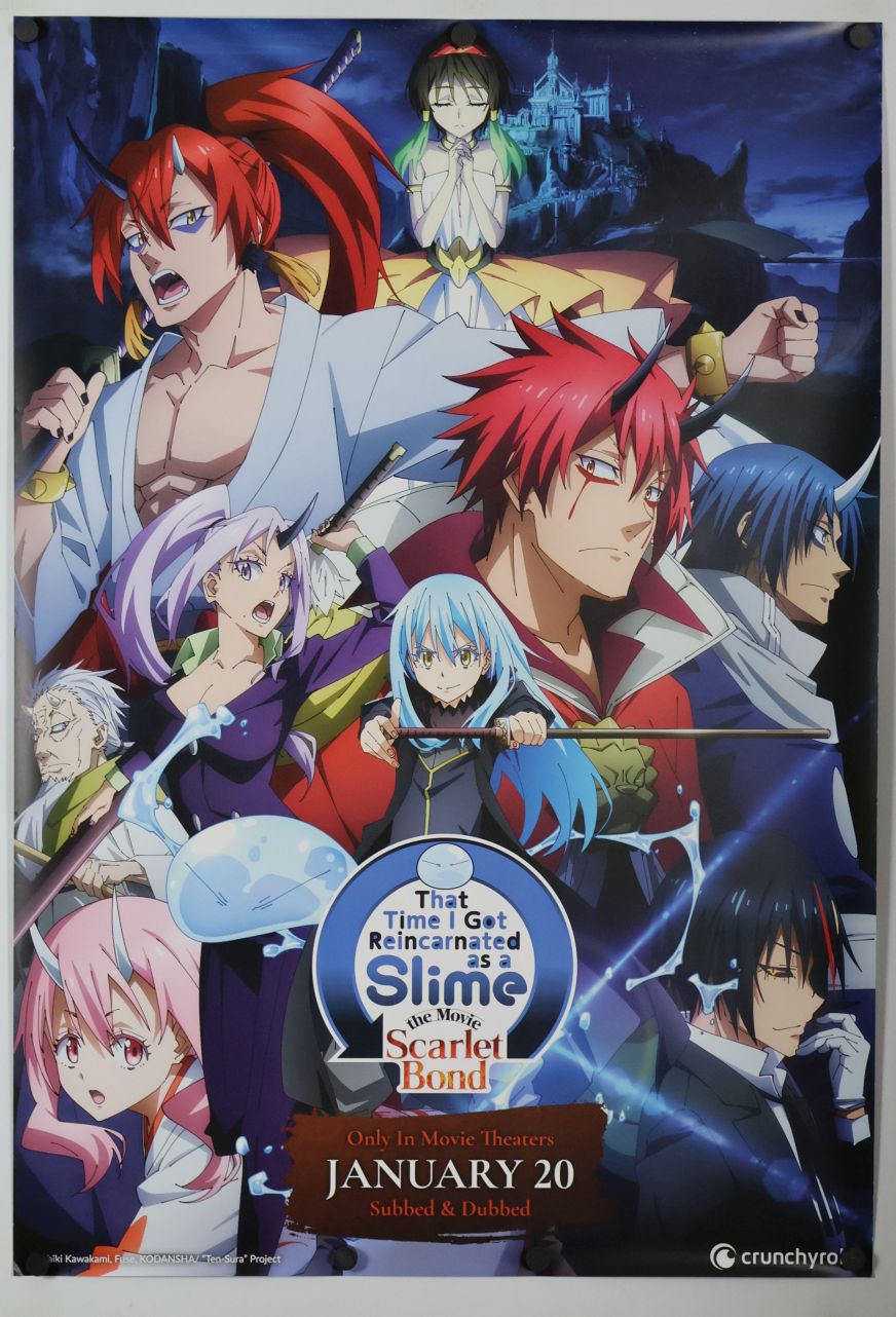 That Time I Got Reincarnated as a Slime the Movie: Scarlet Bond (2023) original theatrical movie poster - Final