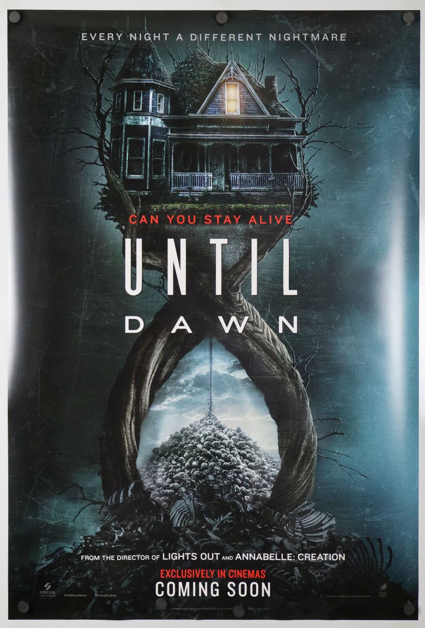 Until Dawn (2025) original theatrical movie poster - International Advance