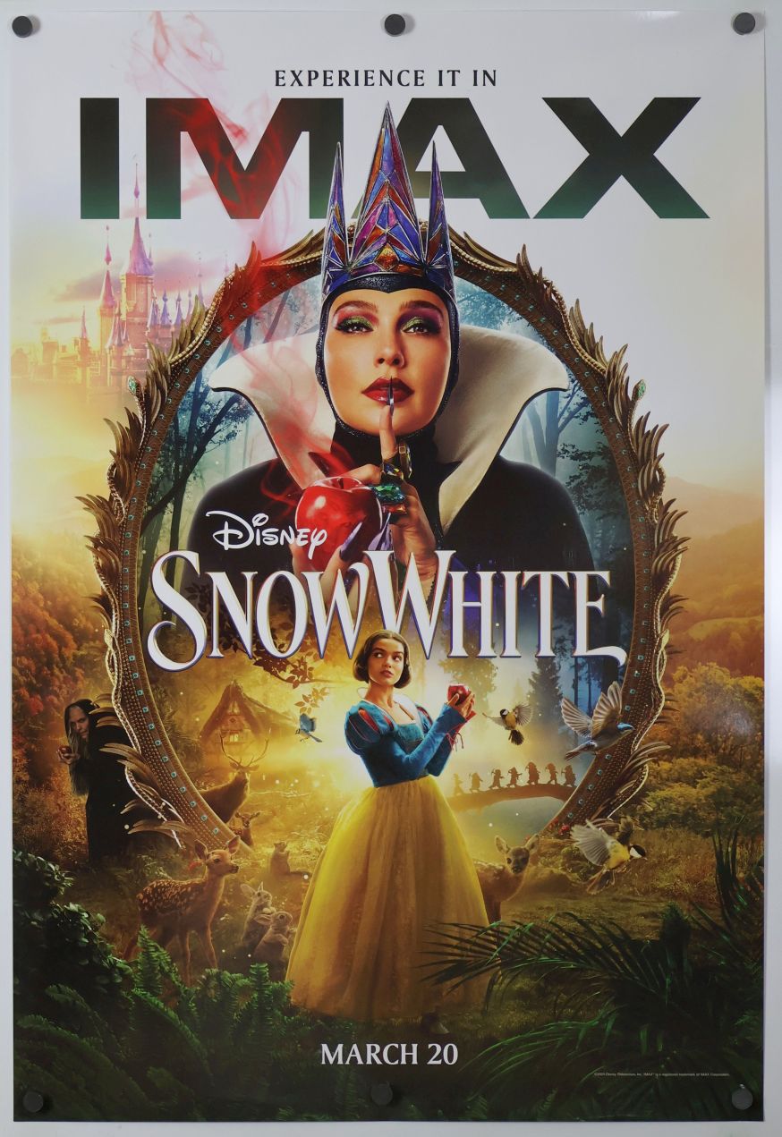 Snow White (2025) original theatrical movie poster - International IMAX