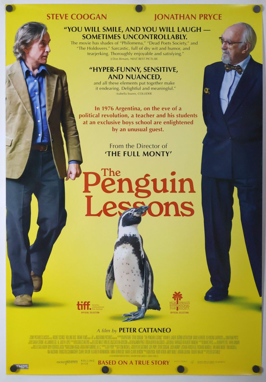 The Penguin Lessons (2024) original theatrical movie poster - Final