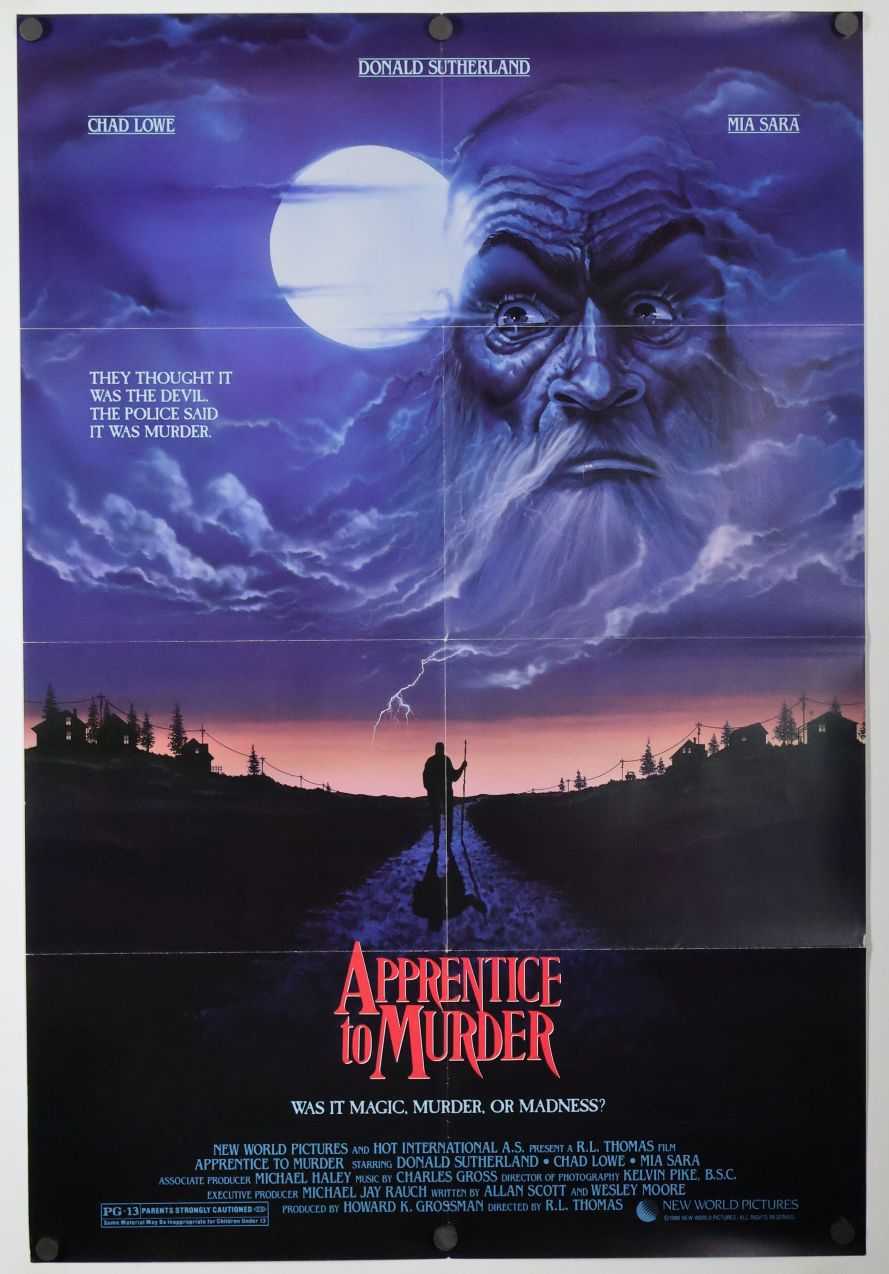Apprentice to Murder (1988) original theatrical movie poster - Final