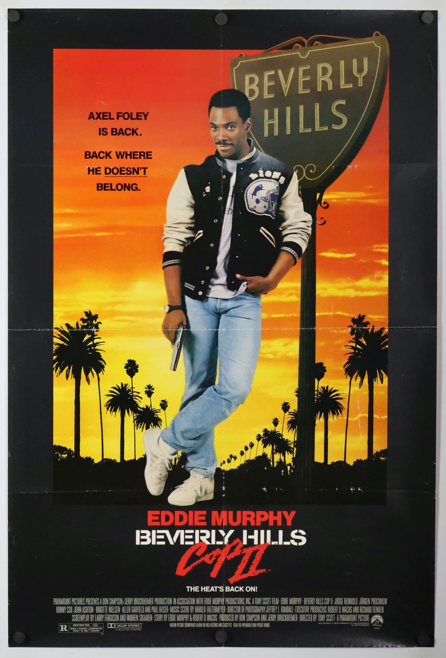 Beverly Hills Cop II (1987) original theatrical movie poster - Final