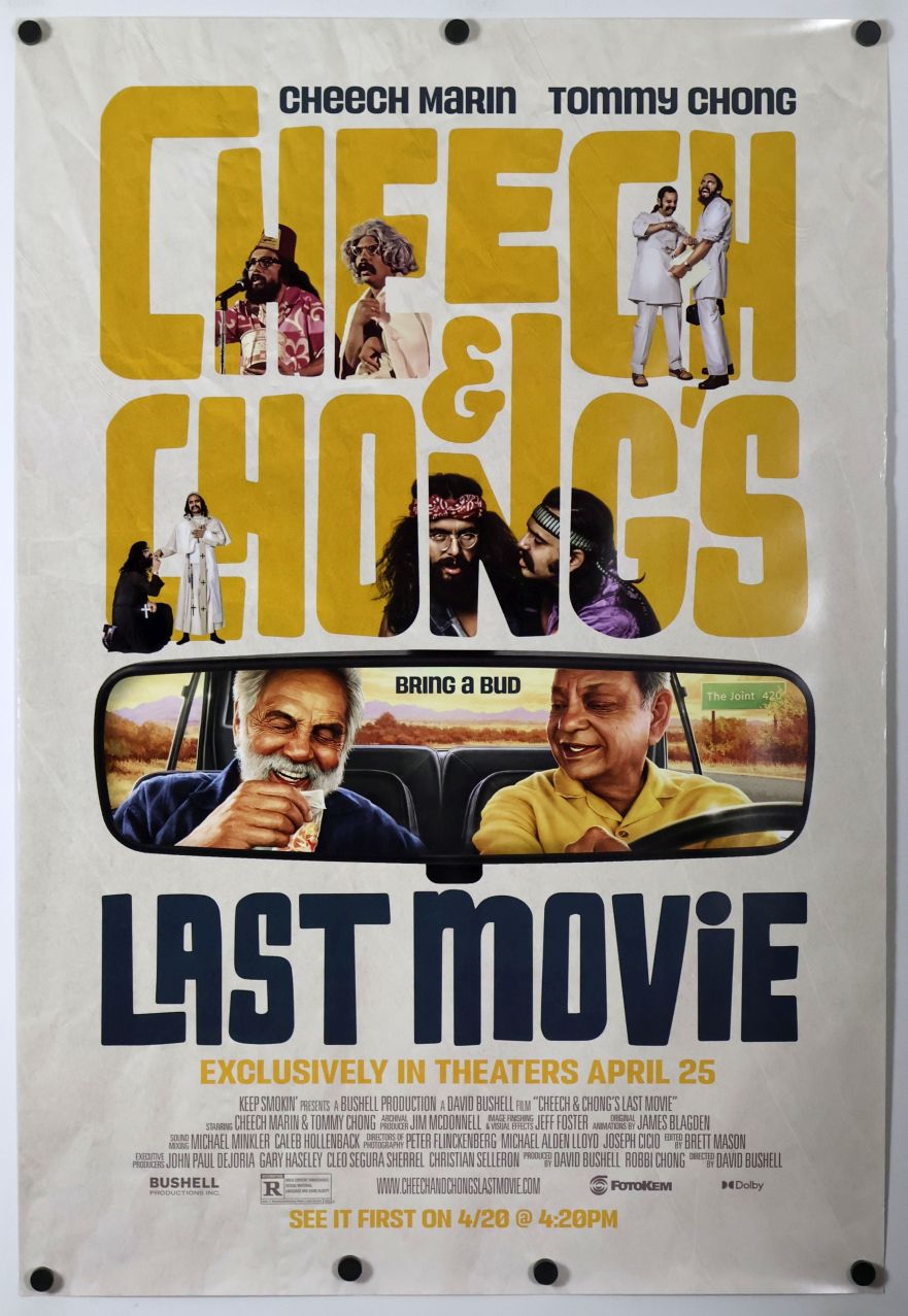 Cheech and Chong's Last Movie (2025) original theatrical movie poster - Final
