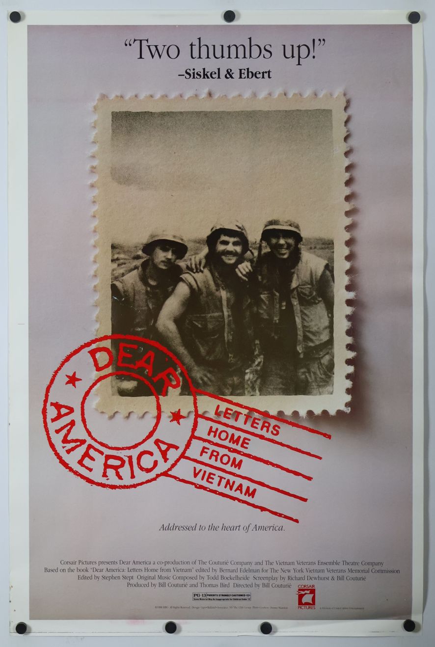 Dear America: Letters Home from Vietnam (1987) original theatrical movie poster - Final