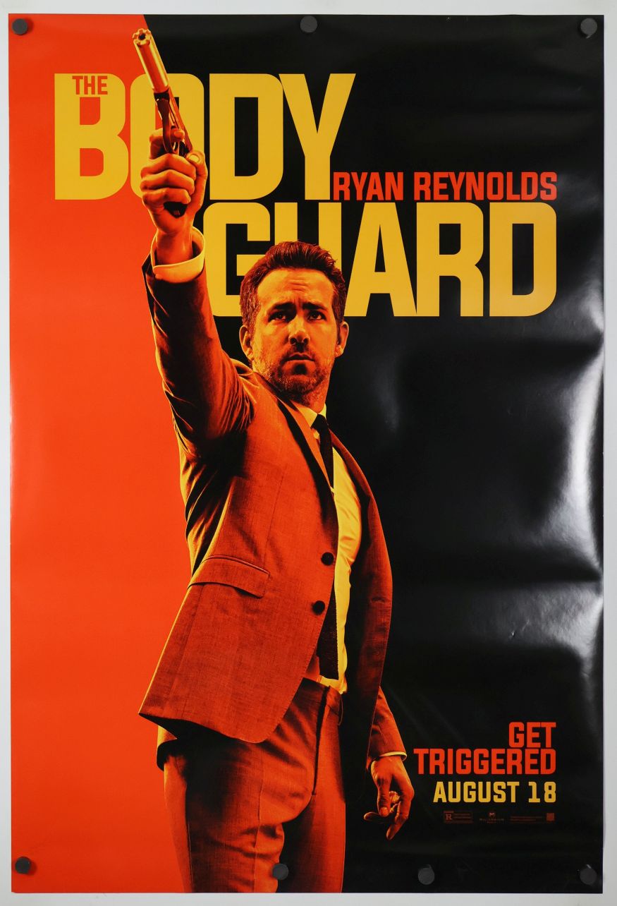 The Hitman's Bodyguard (2017) original theatrical movie poster - Advance Style A