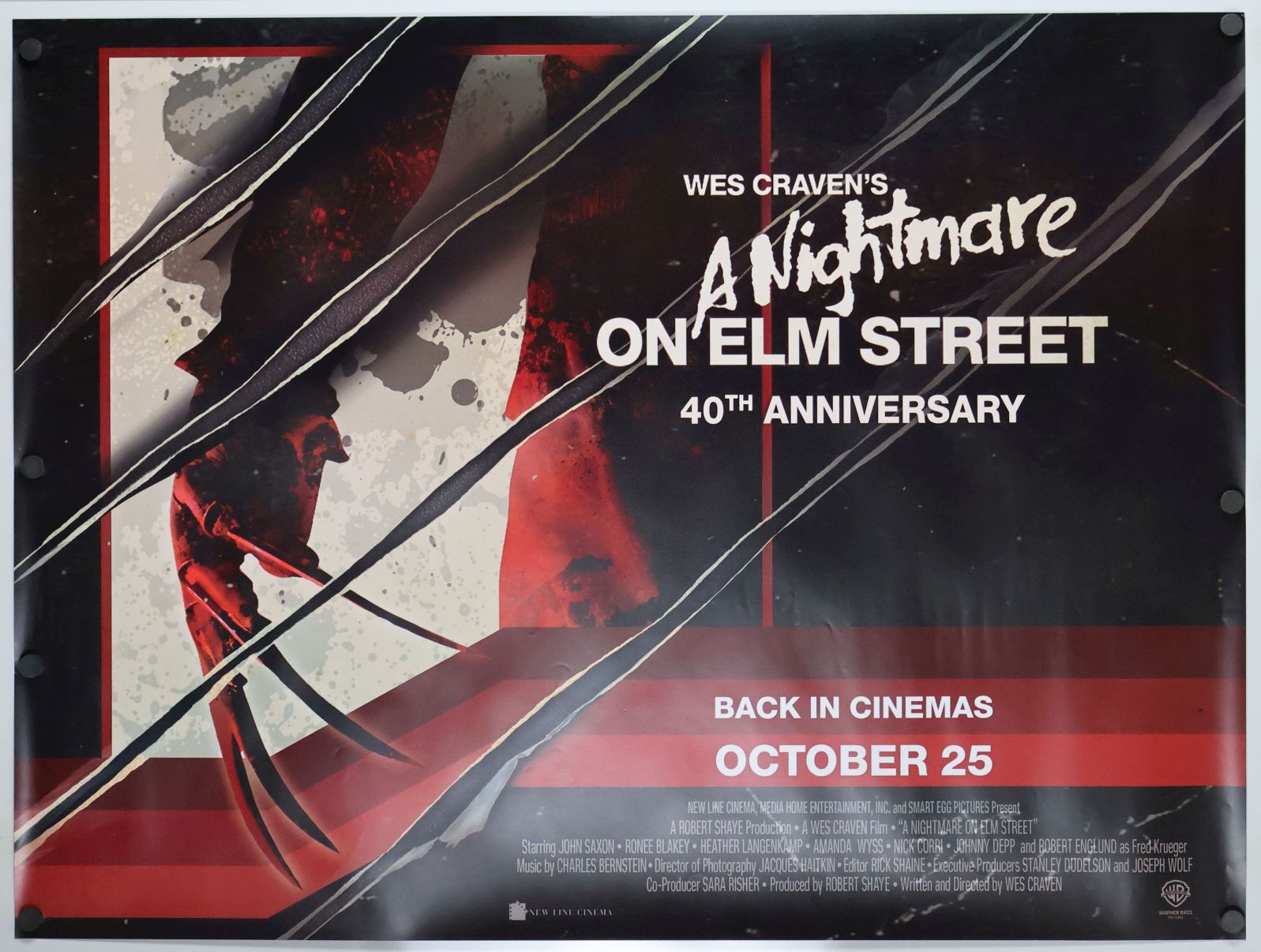 A Nightmare on Elm Street (2024) original theatrical movie poster - Re-Release