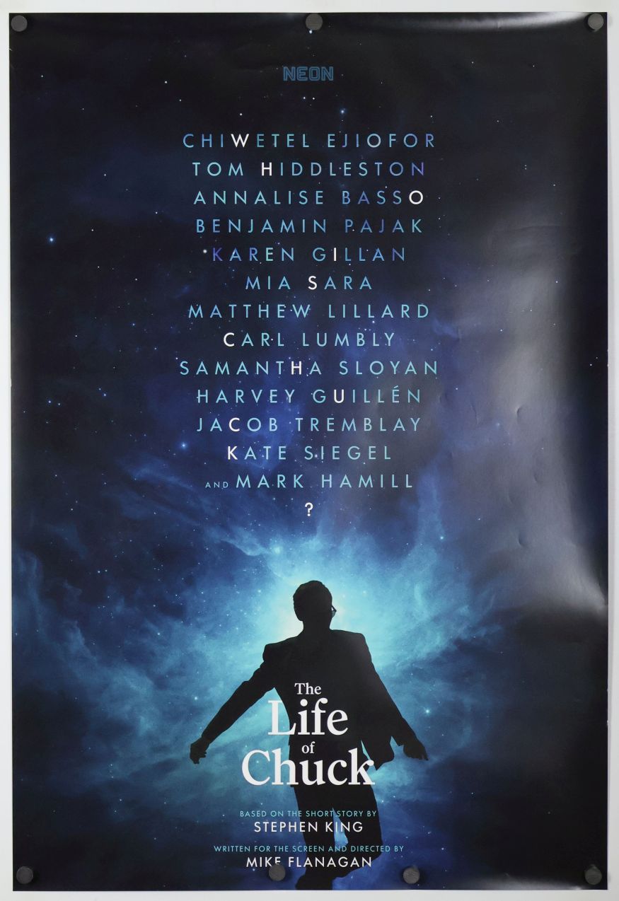 The Life of Chuck (2025) original theatrical movie poster - Advance