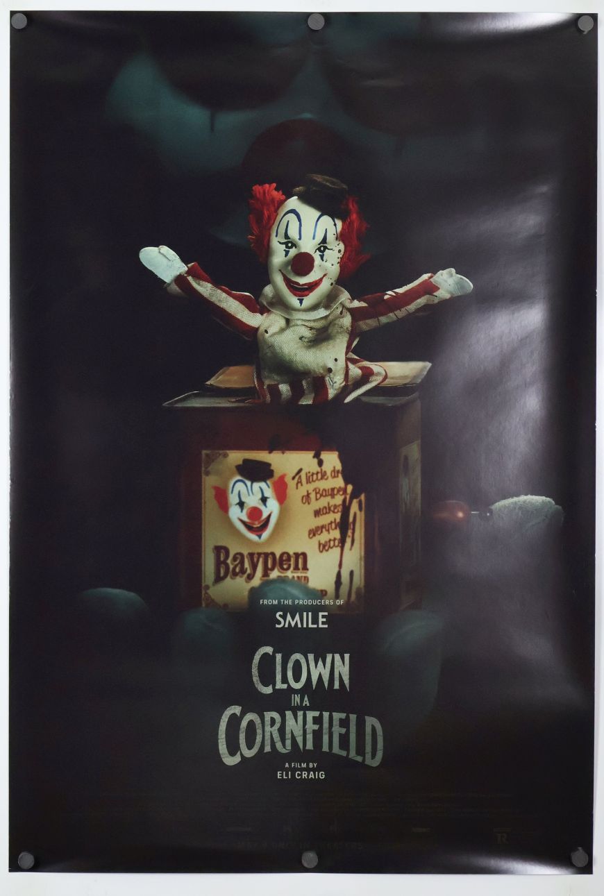 Clown in A Cornfield (2025) original theatrical movie poster - Final