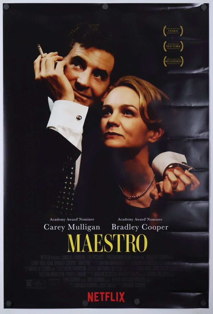 Maestro (2023) original theatrical movie poster - Final