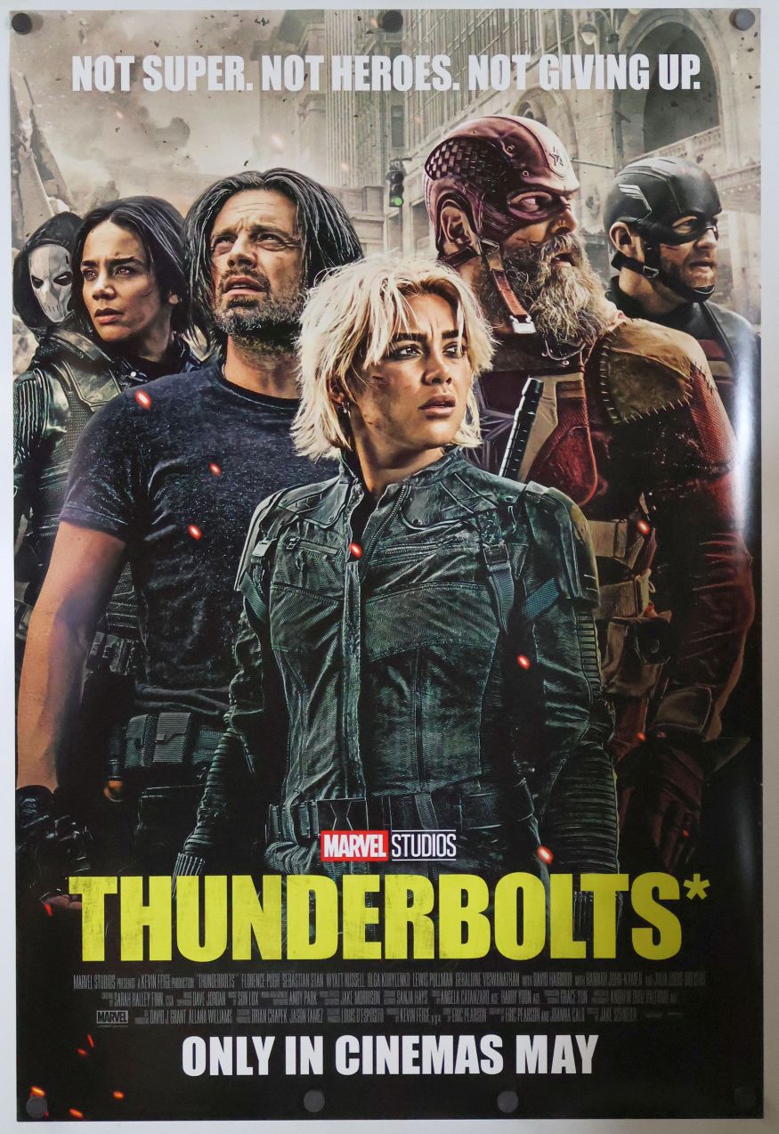 Thunderbolts* (2025) original theatrical movie poster - International Final