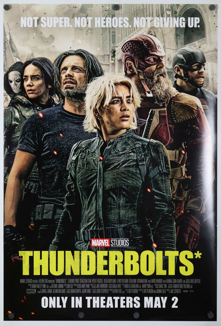 Thunderbolts* (2025) original theatrical movie poster - Final