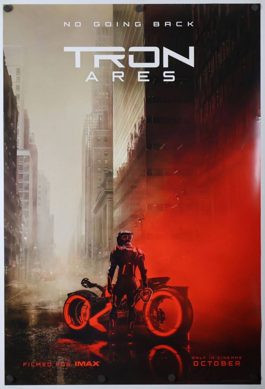 Tron: Ares (2025) original theatrical movie poster - International Advance
