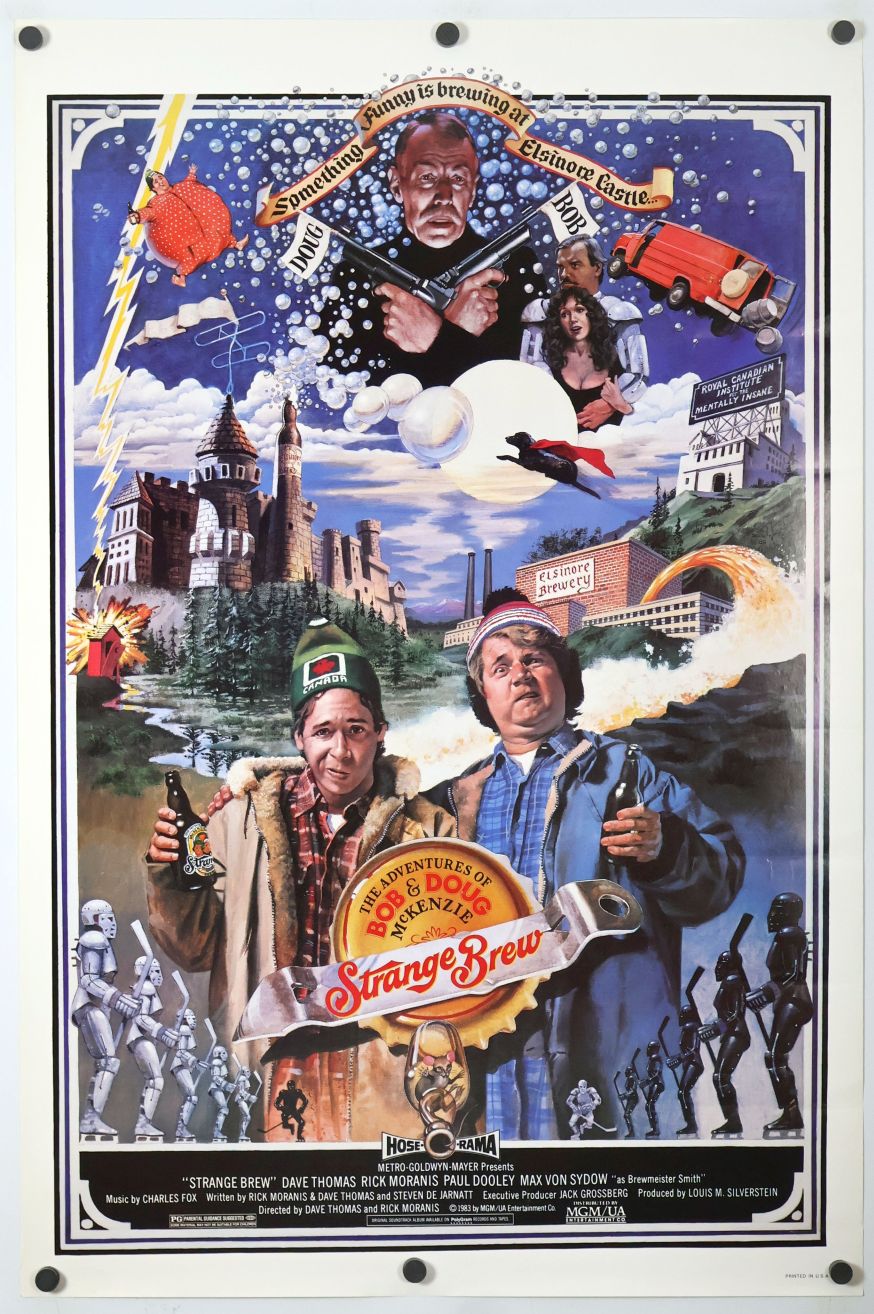 Strange Brew (1983) original theatrical movie poster - Final