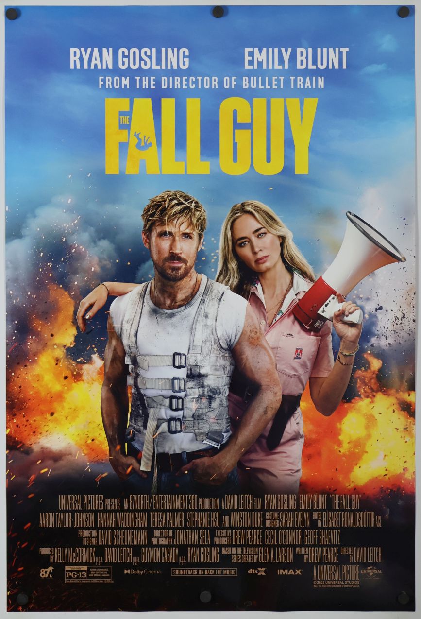 The Fall Guy (2024) original theatrical movie poster - Final Style B