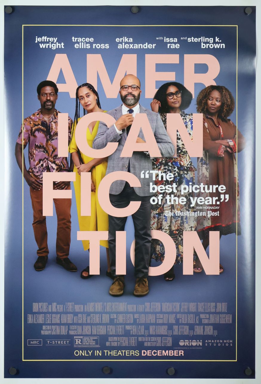 American Fiction (2023) original theatrical movie poster - Final