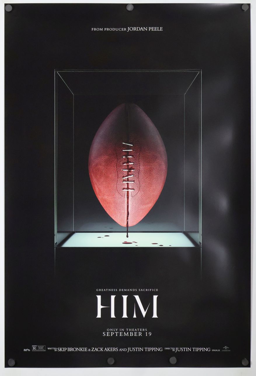 Him (2025) original theatrical movie poster - Advance