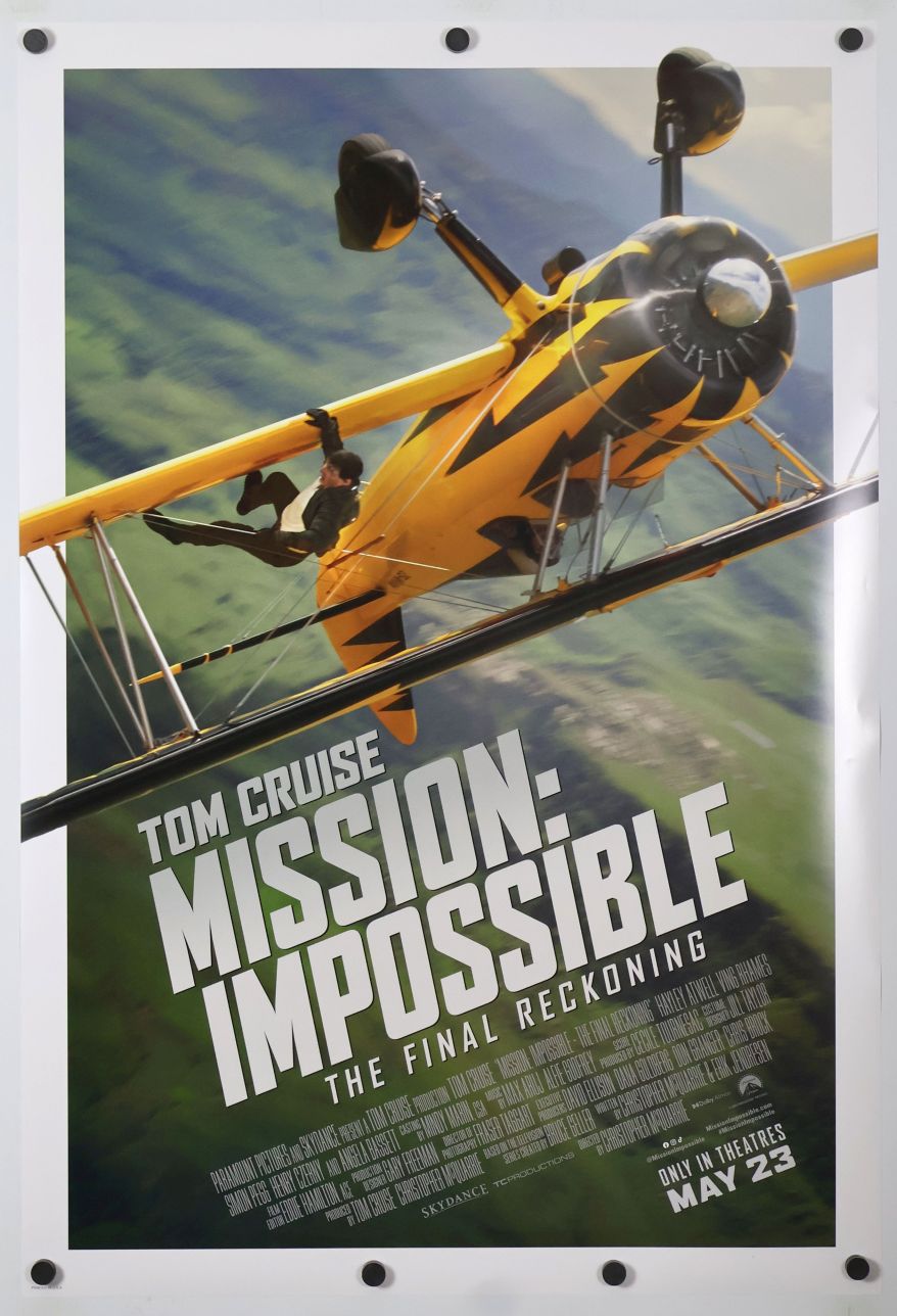Mission: Impossible - The Final Reckoning (2025) original theatrical movie poster - Final