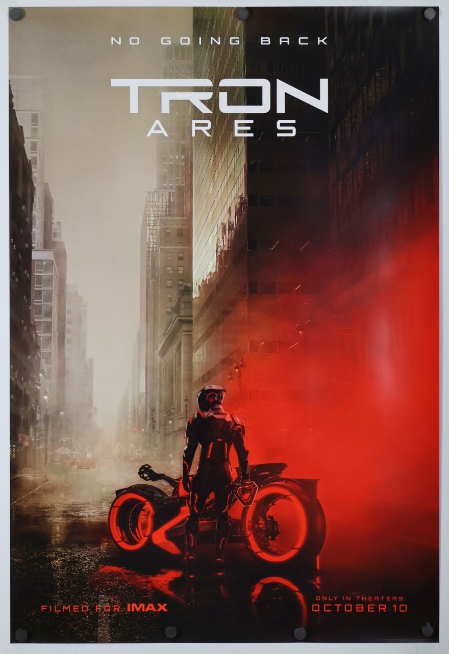 Tron: Ares (2025) original theatrical movie poster - Advance