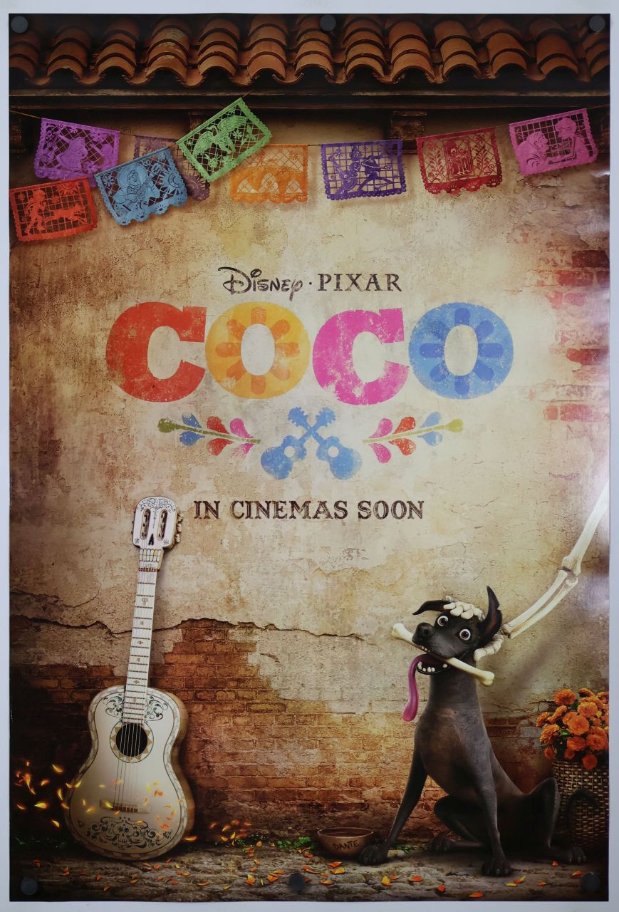 Coco (2017) original theatrical movie poster - International Advance