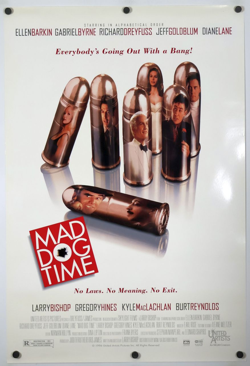 Mad Dog Time (1996) original theatrical movie poster - Final