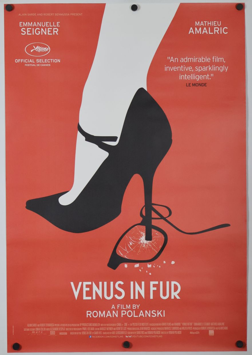 Venus in Fur (2014) original theatrical movie poster - Final