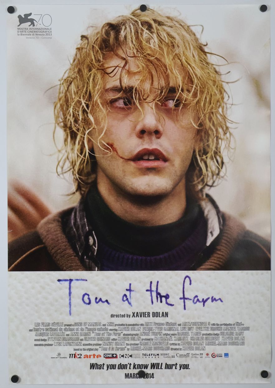 Tom at the Farm (2013) original theatrical movie poster - Final