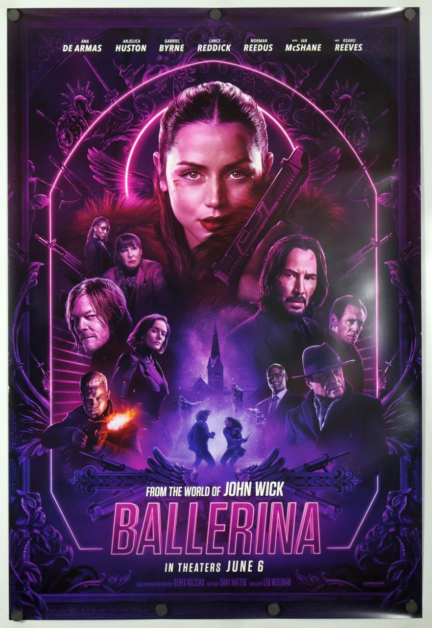 Ballerina (2023) original theatrical movie poster - Final