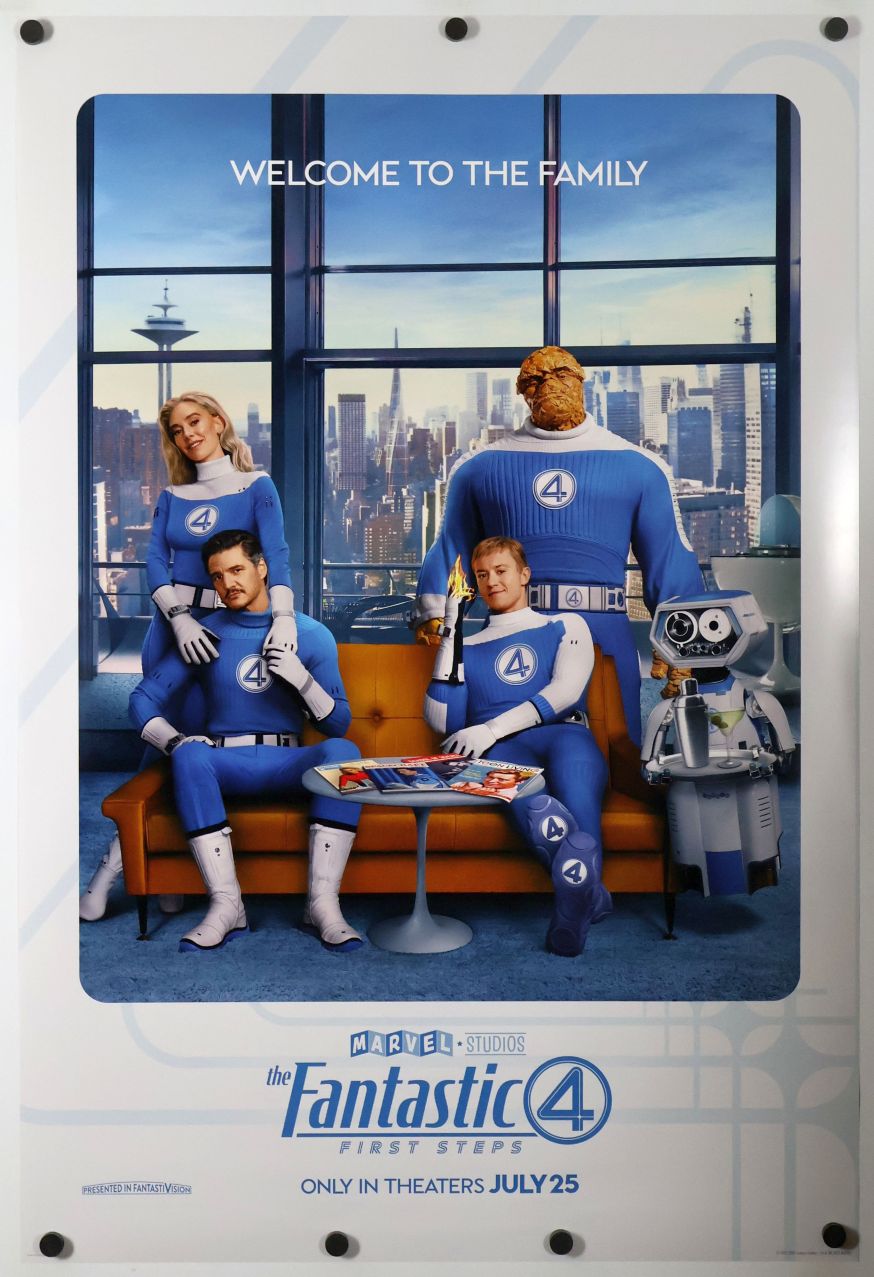Fantastic Four (2025) original theatrical movie poster - Advance Style B