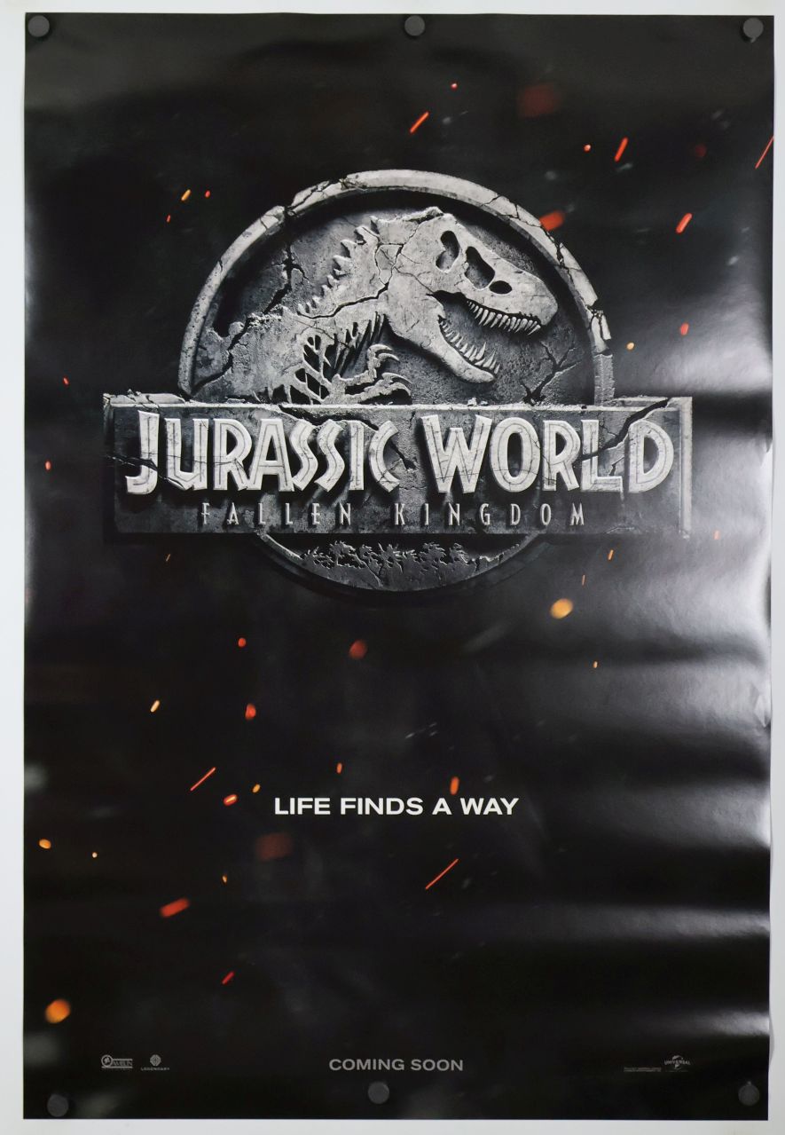 Jurassic World: Fallen Kingdom (2018) original theatrical movie poster - International Advance