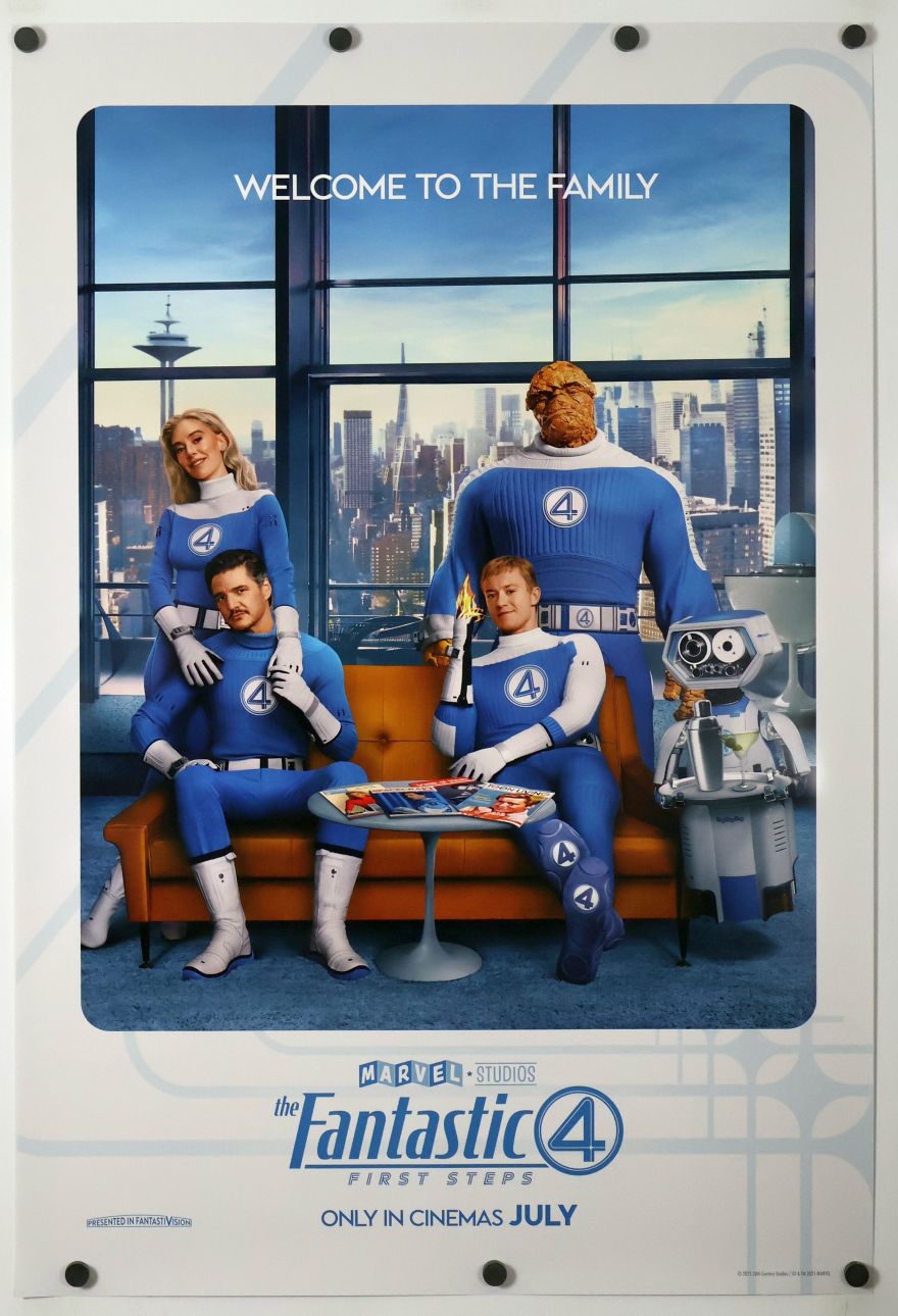 Fantastic Four (2025) original theatrical movie poster - International Advance B