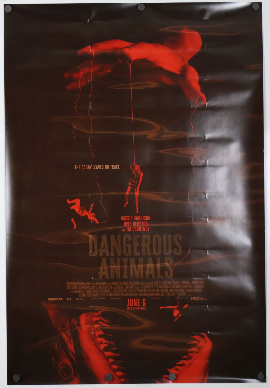 Dangerous Animals (2025) original theatrical movie poster - Advance