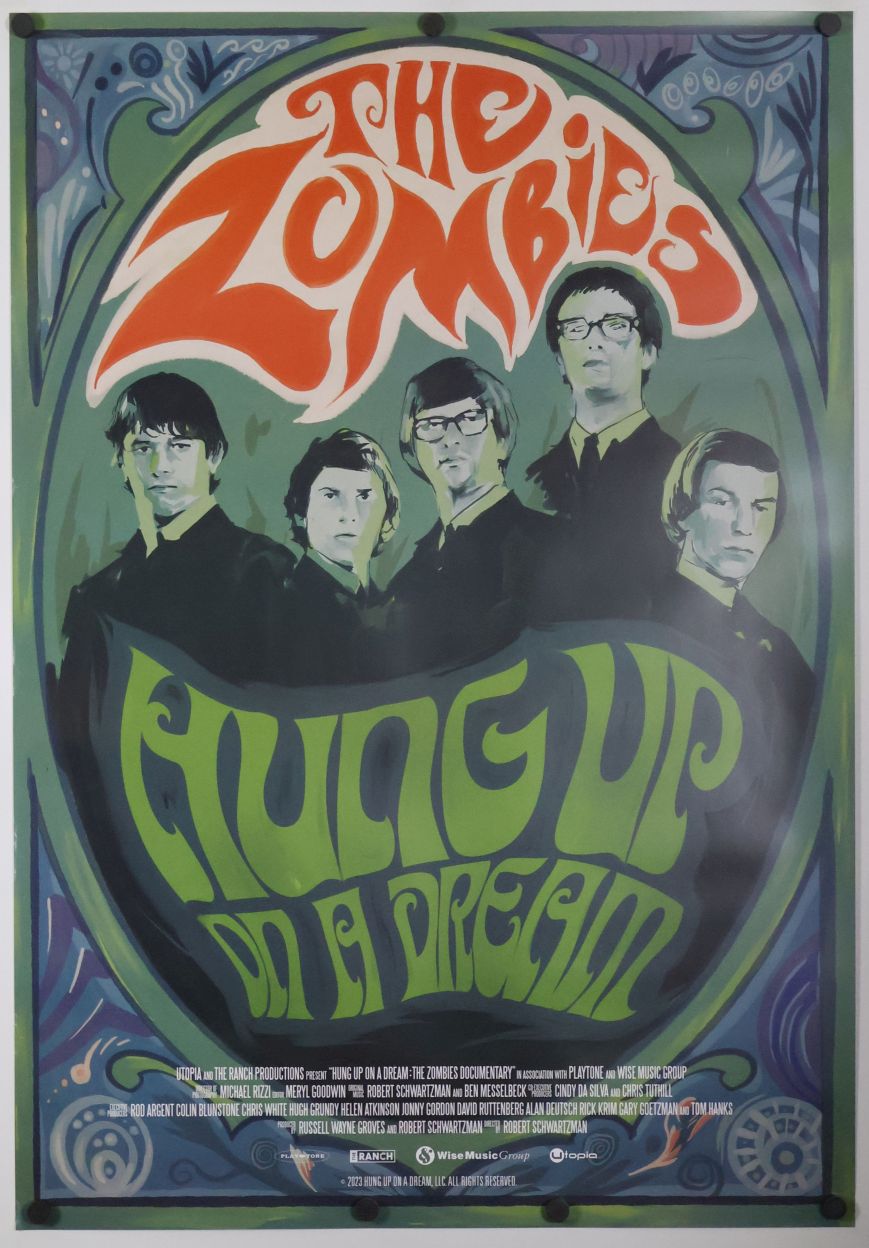 Hung Up on a Dream: The Zombies Documentary (2024) original theatrical movie poster - Final