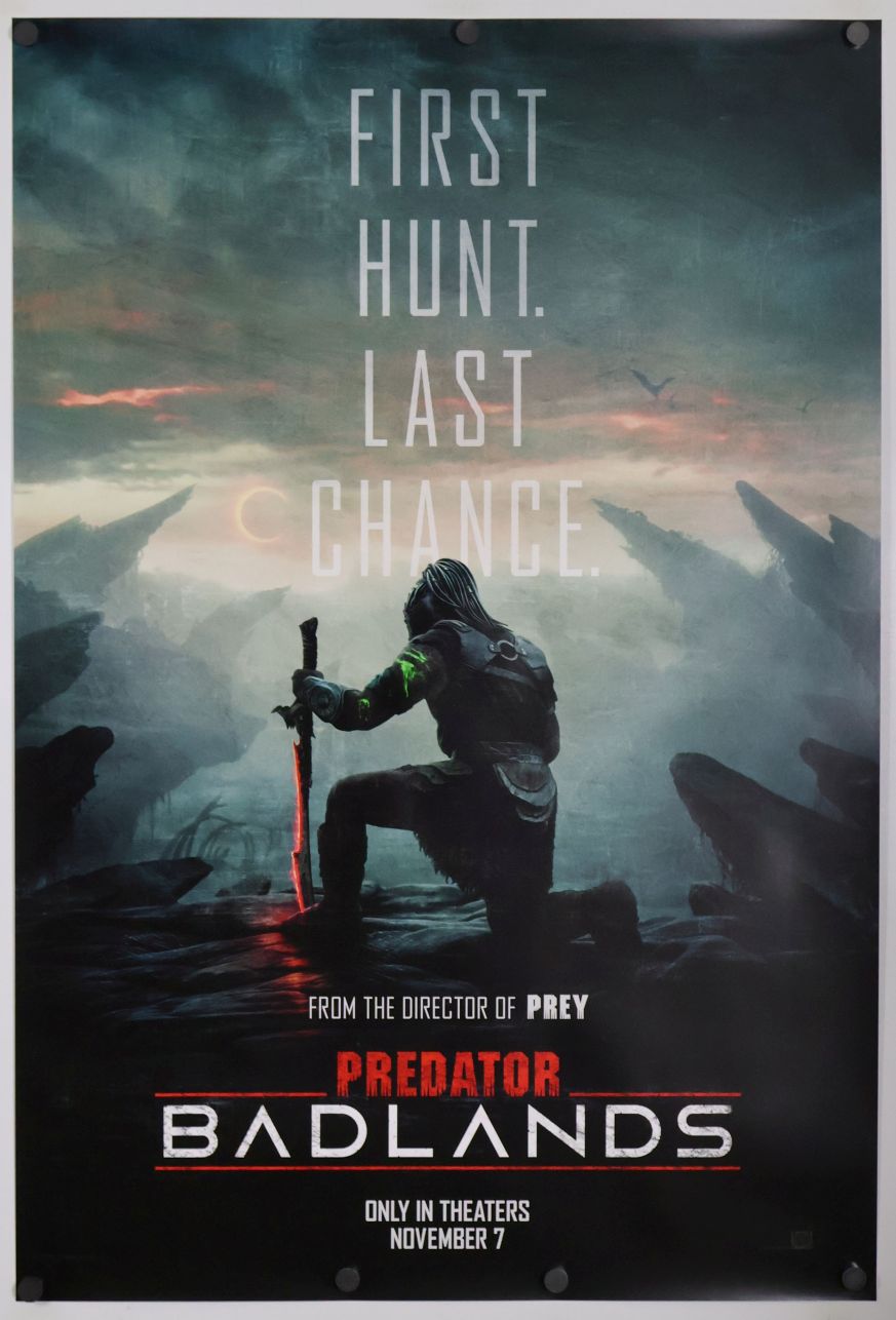 Predator: Badlands (2025) original theatrical movie poster - Advance