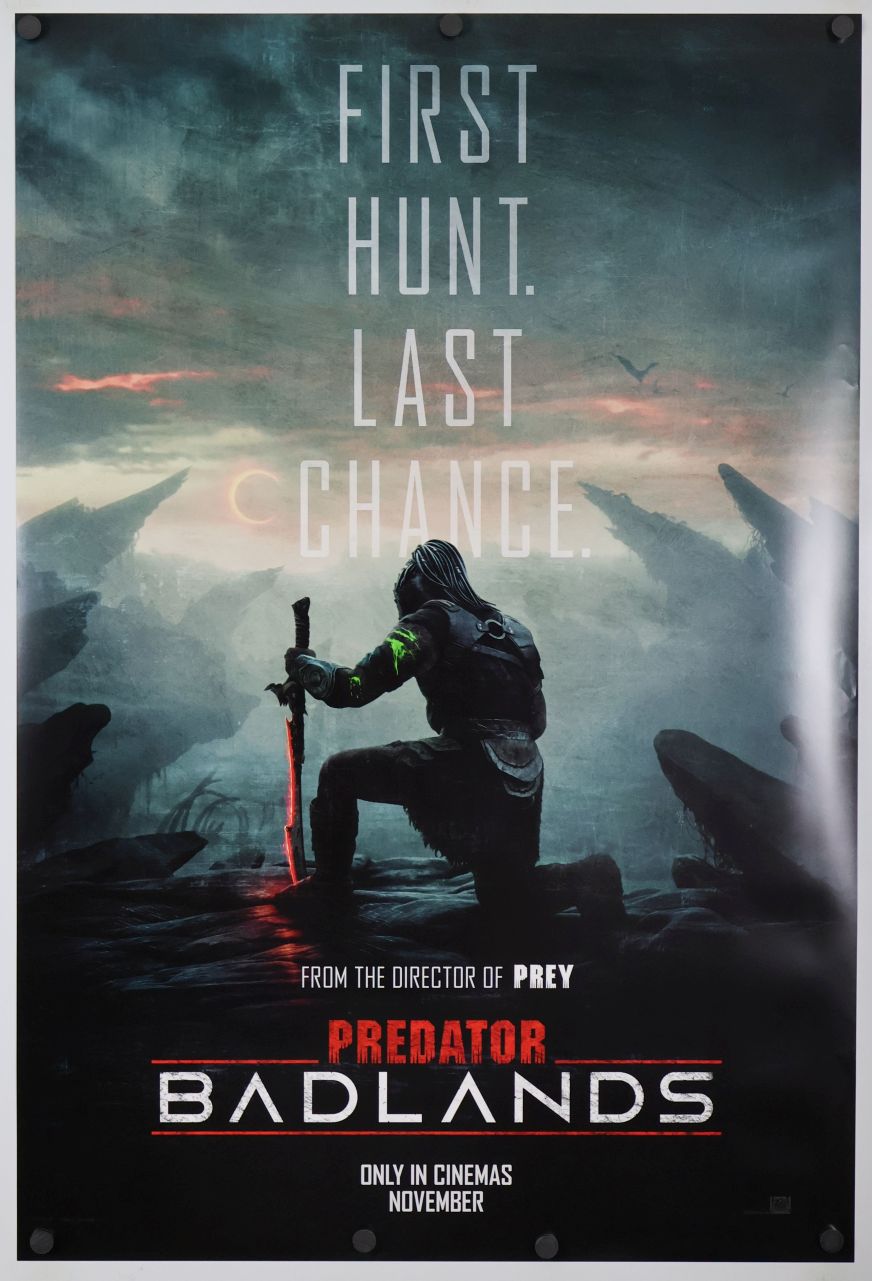 Predator: Badlands (2025) original theatrical movie poster - International Advance