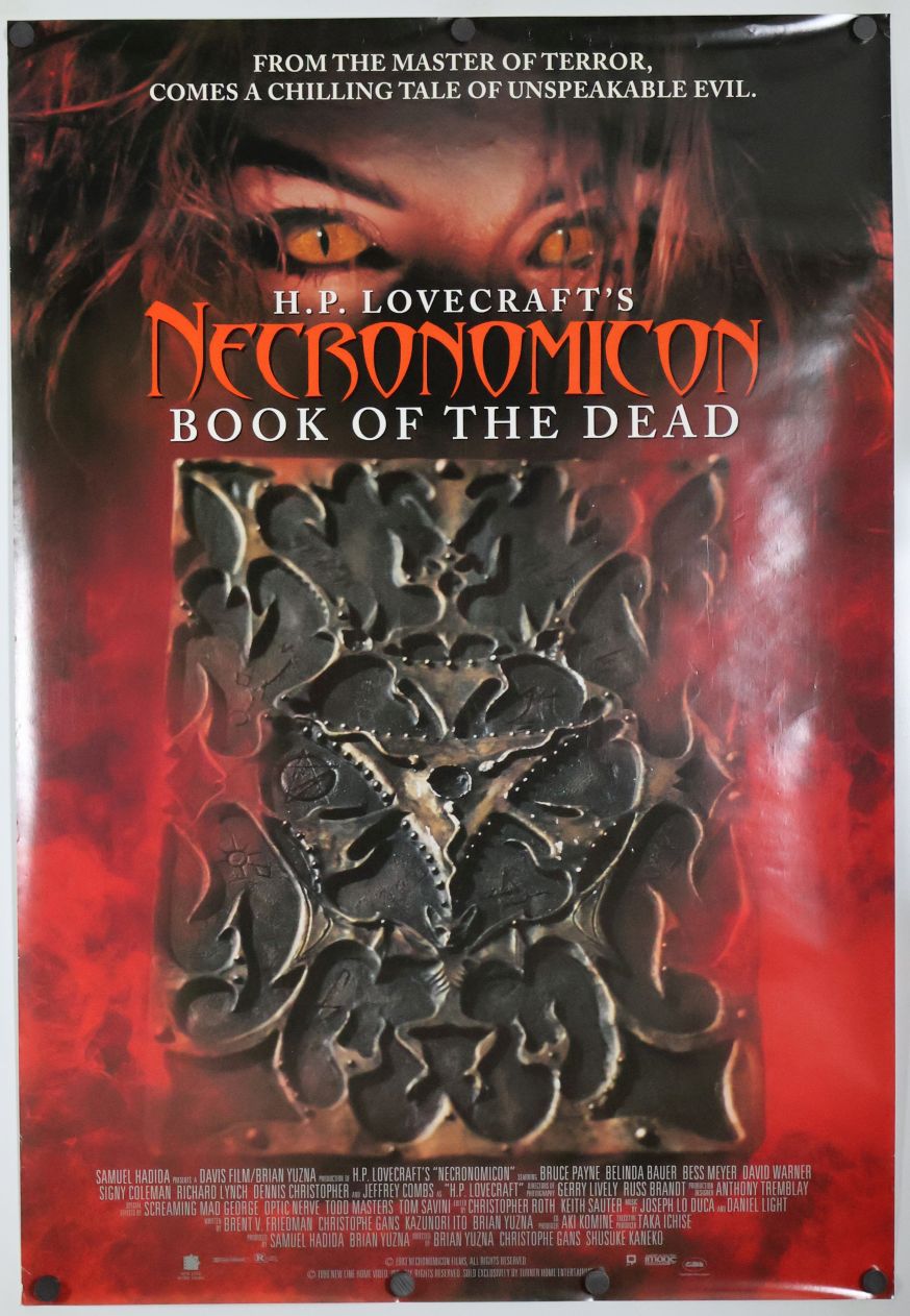 Necronomicon: Book of Dead (1993) original theatrical movie poster - Final