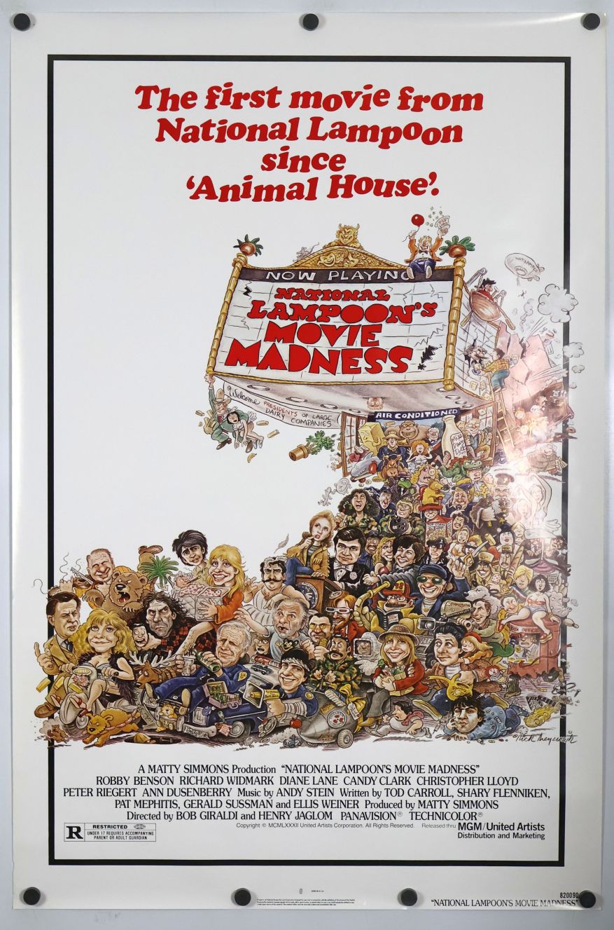 Movie Madness (1983) original theatrical movie poster - Final