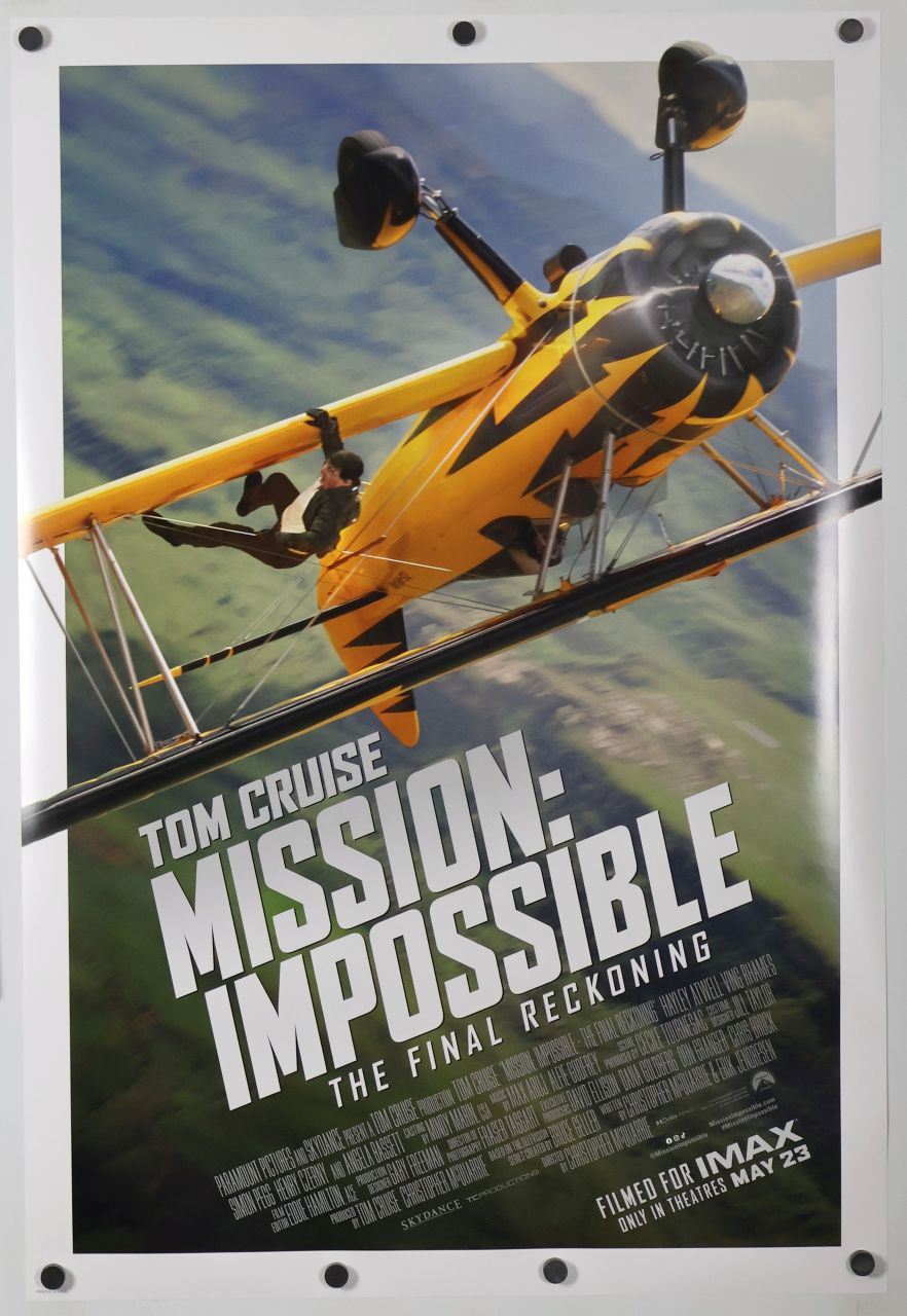 Mission: Impossible - The Final Reckoning (2025) original theatrical movie poster - Final - IMAX Text