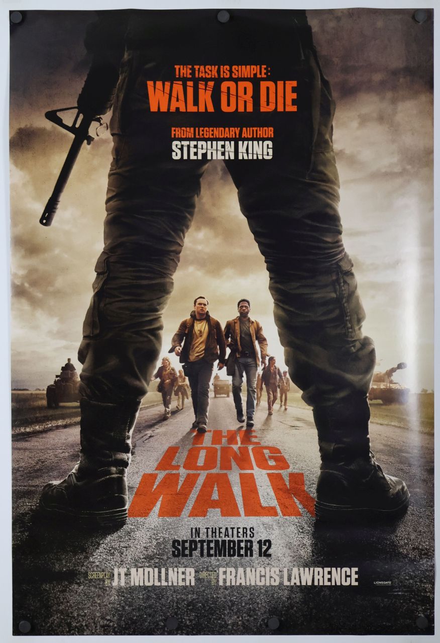 The Long Walk (2025) original theatrical movie poster - Advance