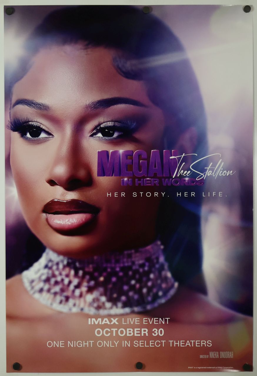Megan Thee Stallion: In Her Words (2024) original theatrical movie poster - Final