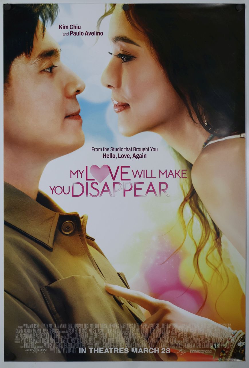 My Love Will Make You Disappear (2025) original theatrical movie poster - Final