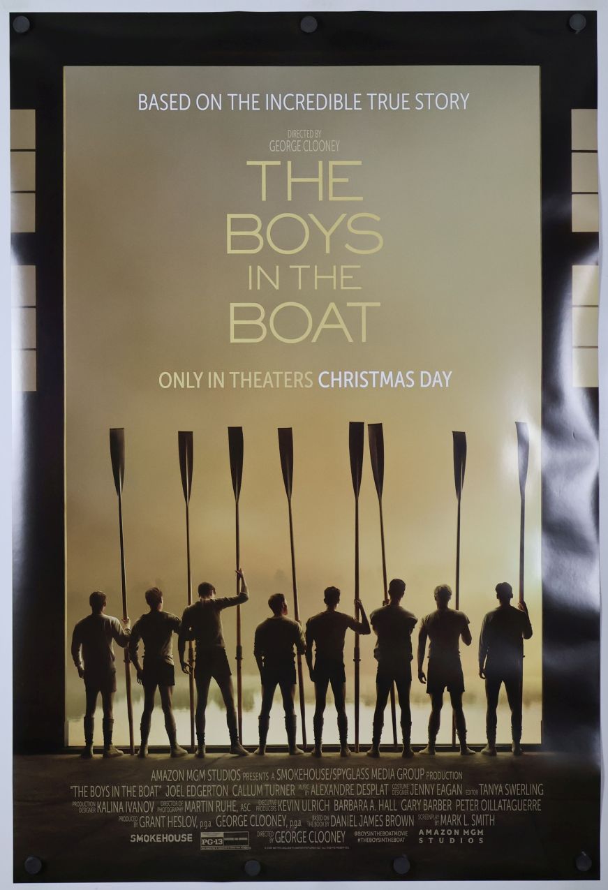 The Boys in the Boat (2023) original theatrical movie poster - Final