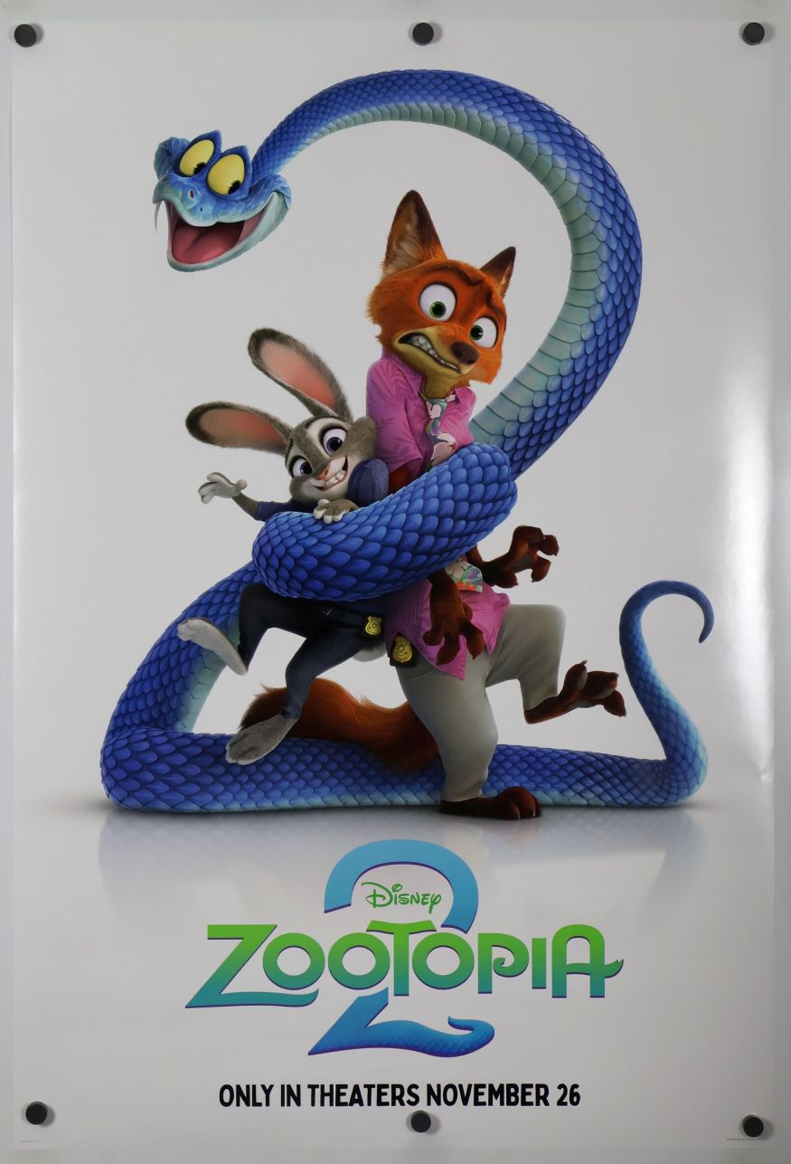 Zootopia 2 (2025) original theatrical movie poster - Advance