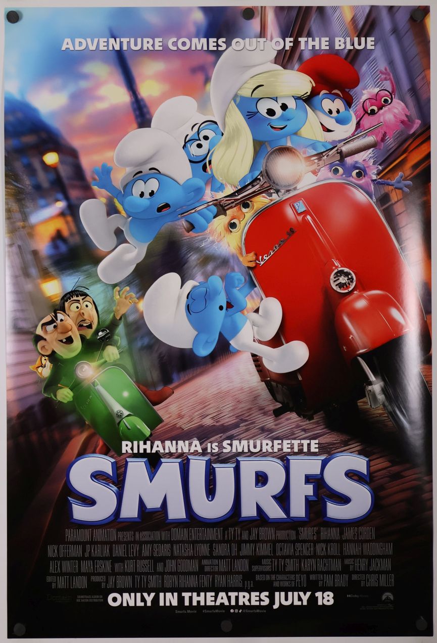 The Smurfs Movie (2025) original theatrical movie poster - Final