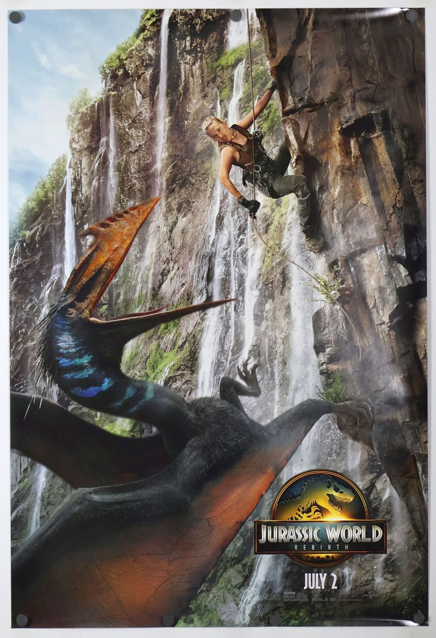 Jurassic World Rebirth (2025) original theatrical movie poster - Final