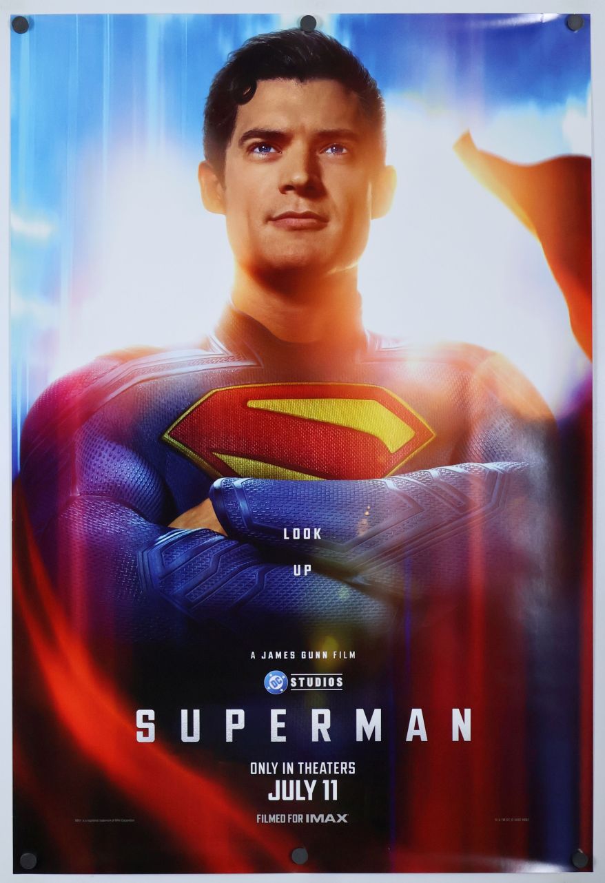 Superman: Legacy (2025) original theatrical movie poster - Advance Style B