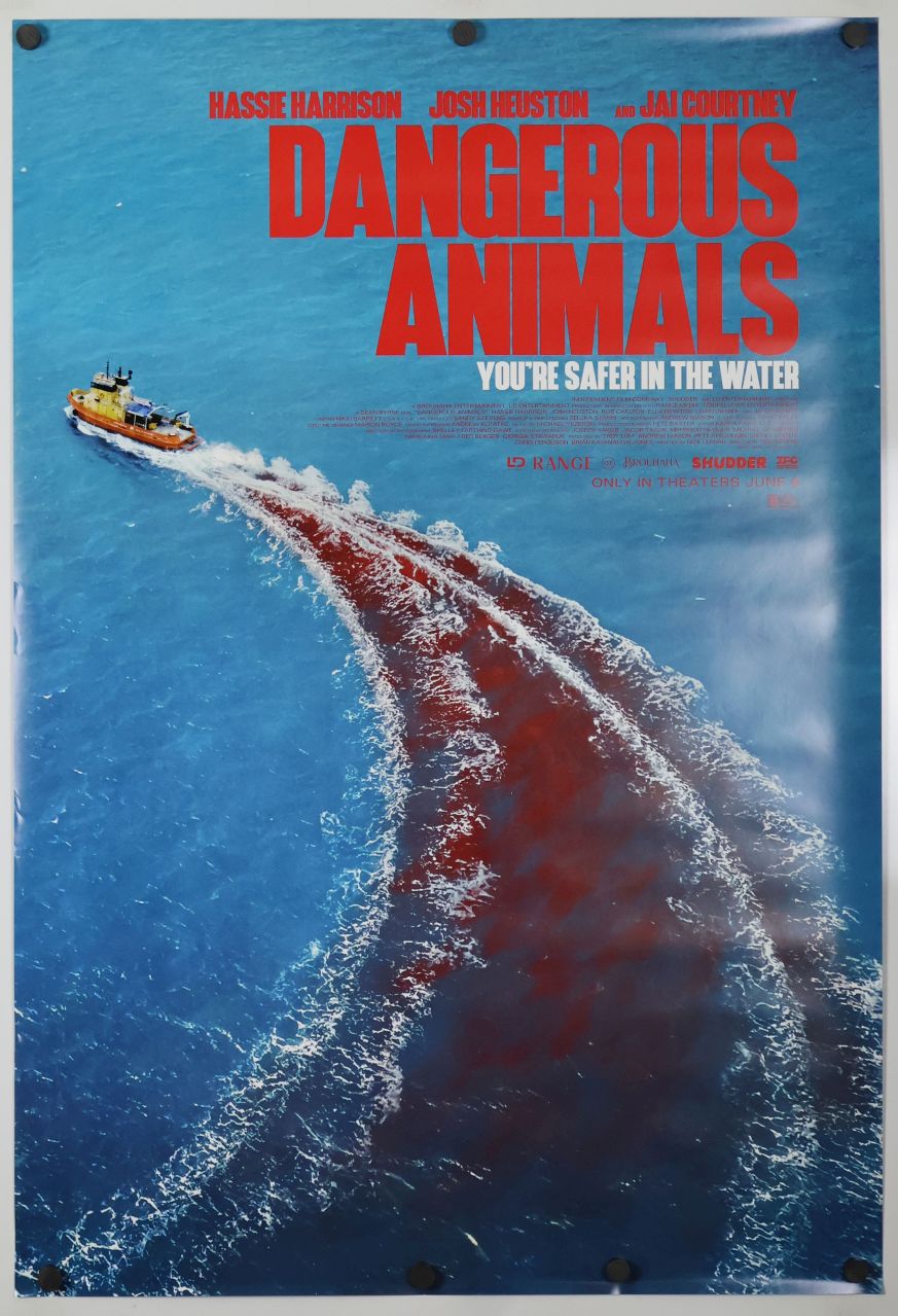 Dangerous Animals (2025) original theatrical movie poster - Final