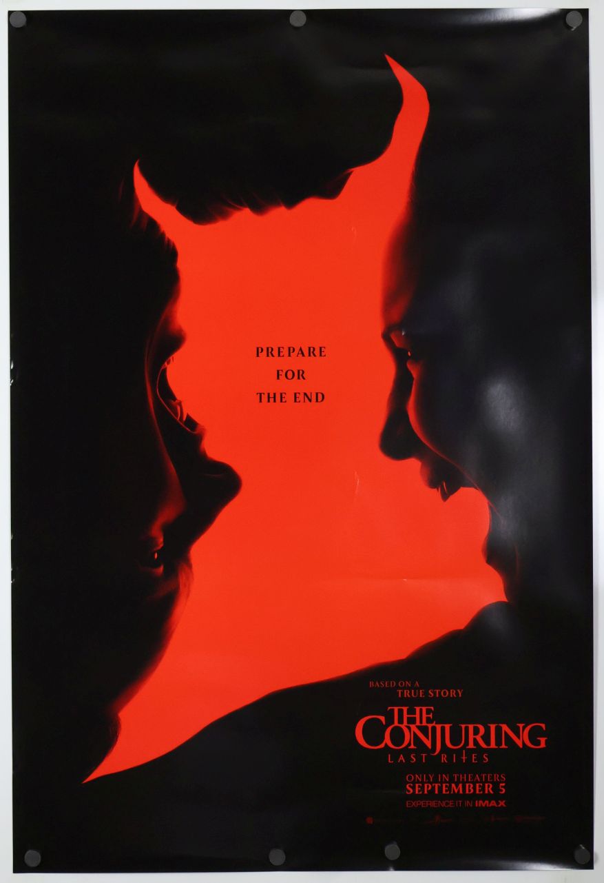 The Conjuring: Last Rites (2025) original theatrical movie poster - Advance